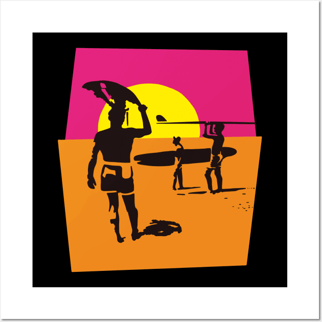 Endless Summer - California 60s Surfing Wall Art by isstgeschichte
